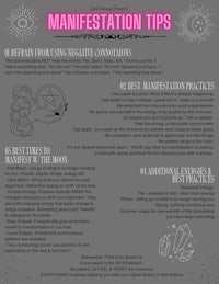 manifestation tips